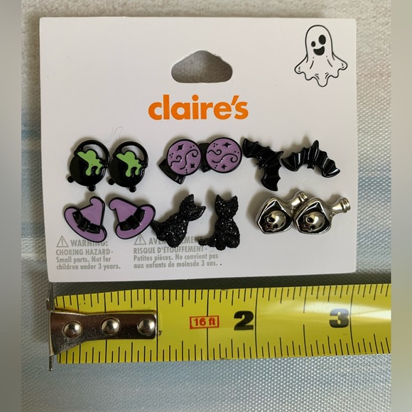 New Claire’s Spooky Halloween Earrings Set - Picture 4 of 5